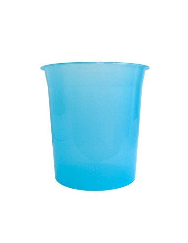 Cesto Papeis Plastico 15 Litros Verde Transparente