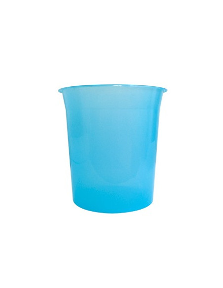 Cesto Papeis Plastico 15 Litros Verde Transparente