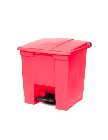 Contentor c/Pedal 30 Litros Vermelho