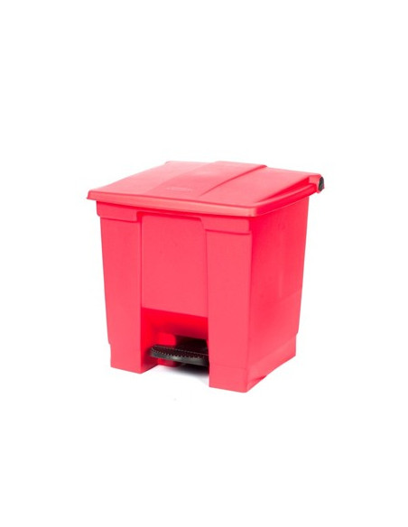 Contentor c/Pedal 30 Litros Vermelho
