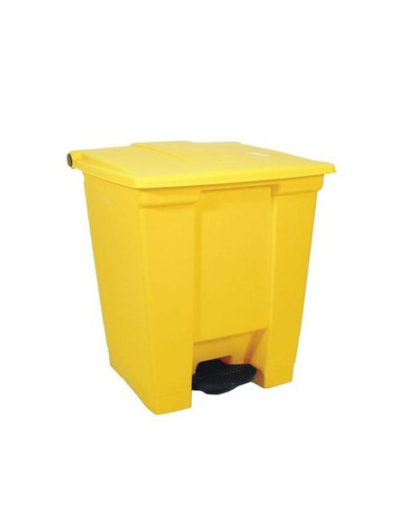 Contentor c/Pedal 30 Litros Amarelo