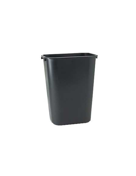 Papeleira Rectangular S/Tampa 39 Litros Preto