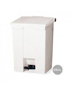 Contentor c/Pedal 45 Litros Branco
