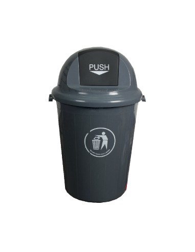 Cesto p/Papeis Plastico Tampa Vai-Vem 80 Litros (kf04237)