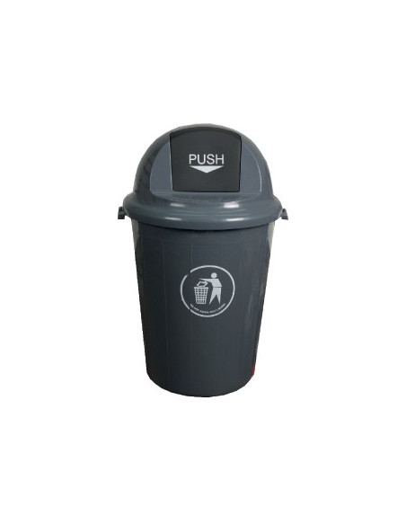 Cesto p/Papeis Plastico Tampa Vai-Vem 80 Litros (kf04237)