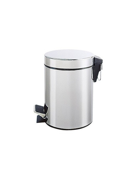 Cesto Papeis  Metalico c/ Pedal 6 Litros