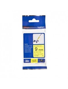 Fita Laminada Flexivel 09mmx8mts Amarelo/Preto