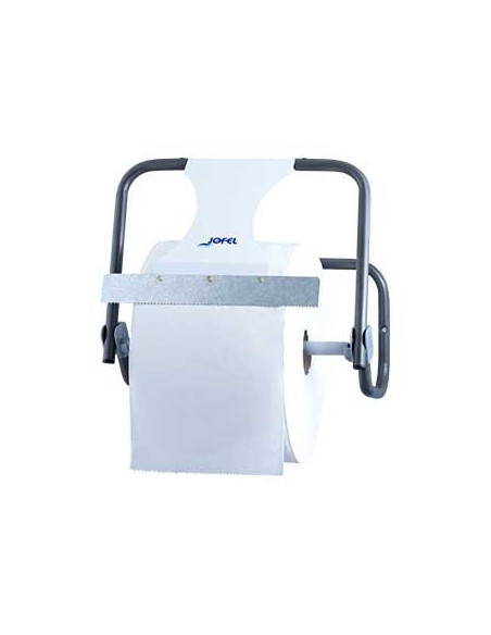 Suporte  P/Rolo Papel Industrial para Parede Aço Laminado