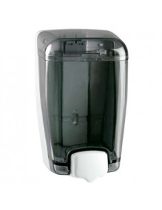 Saboneteira Plastica Azur Preta Transparente 1L