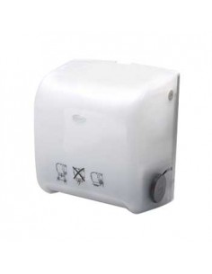 Dispensador Toalhas Rolo c/Auto Corte Mao BulkySoft  Branco
