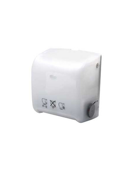 Dispensador Toalhas Rolo c/Auto Corte Mao BulkySoft  Branco