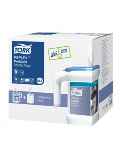 Dispensador Portatil+Rolo Toalhas TORK M4 Starter Kit