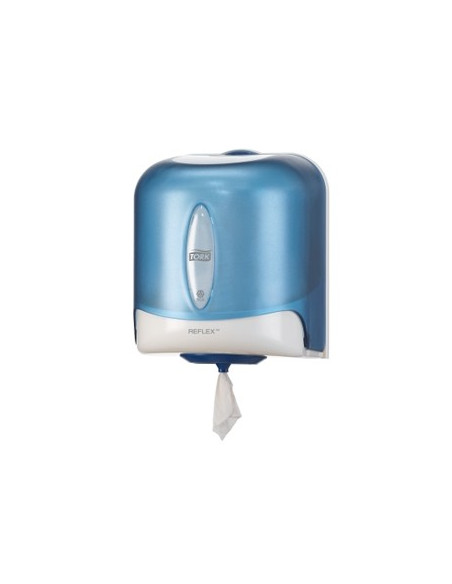 Dispensador Toalhas Rolo TORK M4 Reflex Cor Azul