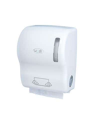 Dispensador Toalhas Rolo c/ Auto-Corte ABS Branco