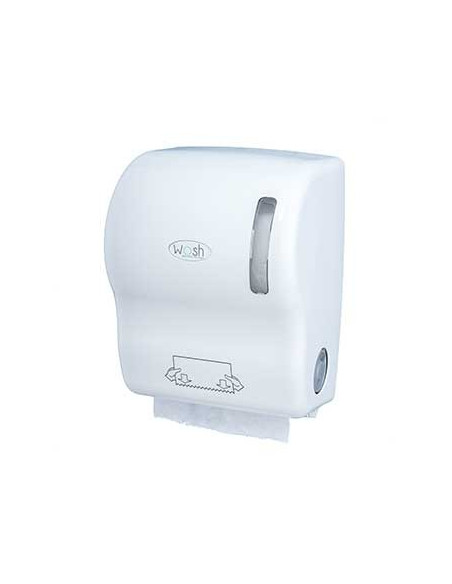 Dispensador Toalhas Rolo c/ Auto-Corte ABS Branco