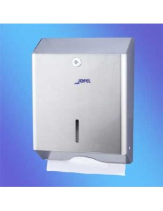 Dispensador Toalhas Mao Zig-Zag Aço Inox Satinado