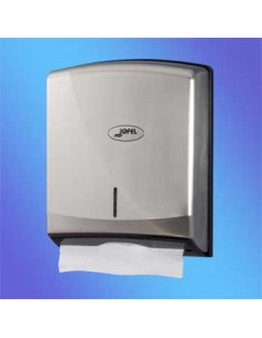 Dispensador Toalhas Mao Zig-Zag Cinza