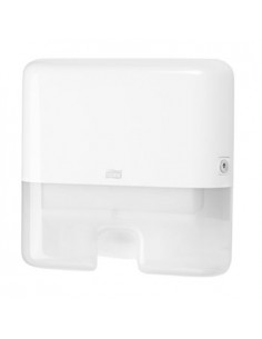 Dispensador Mini Toalhas Mao Zig-Zag TORK H2 Branco - 1un