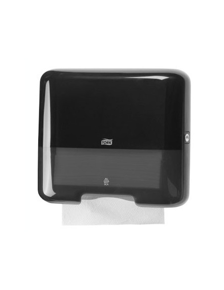 Dispensador Toalhas Mao Zig-Zag Mini TORK H3 Preto - 1un
