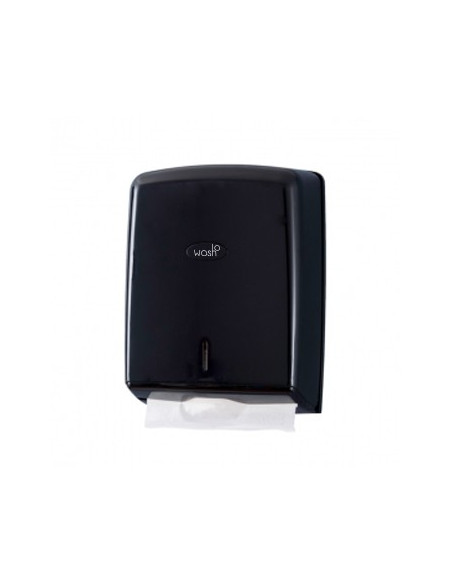 Dispensador Toalhas Mao Zig-Zag Preto