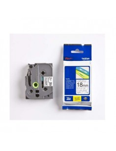 Fita Laminada SuperAdesiva 18mmx8mts Transparente/Preto