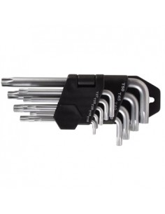 Set de  9 chaves estrela (aco cromo-vanadio)