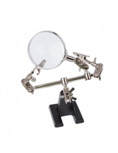 Suporte com Lupa para Eletrónica