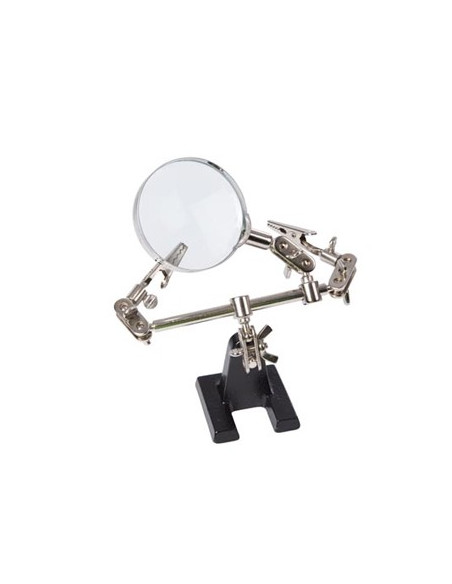Suporte com Lupa para Eletrónica