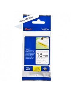 Fita Laminada SuperAdesiva 18mmx8mts Branco/Preto