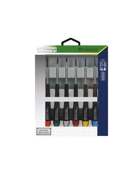 Set de 6 chaves de parafusos para electronica e informatica