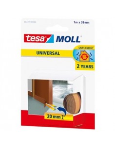 Fita Adesiva Espuma Tesa Veda Portas Castanha 38mmx1mt