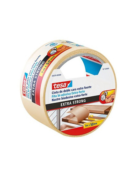 Fita Adesiva Dupla Face Tesa 50mmx10mt 1un (5671)