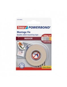 Fita Adesiva Dupla Face Tesa PowerBond Interior 19mmx1,5mts