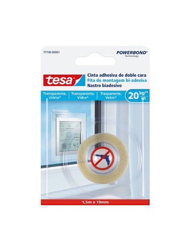 Fita Montagem Bi-adesiva Tesa Powerbond 20kg 19mmx1,5mts