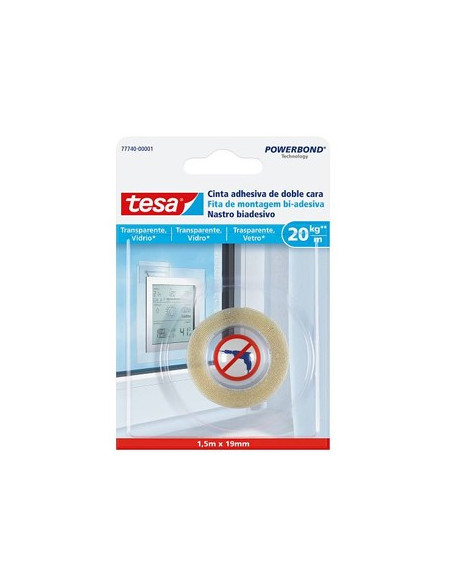 Fita Montagem Bi-adesiva Tesa Powerbond 20kg 19mmx1,5mts