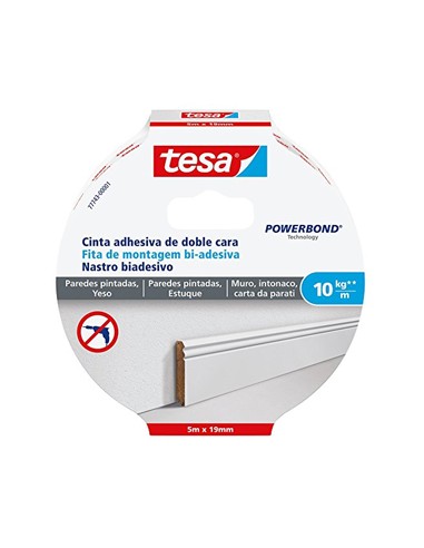 Fita Montagem Bi-adesiva Tesa Powerbond 10kg 19mmx5mts