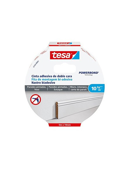 Fita Montagem Bi-adesiva Tesa Powerbond 10kg 19mmx5mts
