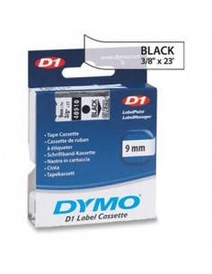 Fita Gravacao Dymo 09mmx7m Transparente/Preto (40910)