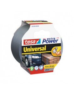 Fita Adesiva Tecido Tesa Extra Power 50mmx10m Cinza