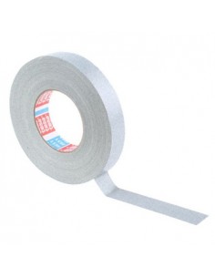 Fita Adesiva Tesa Tecido Revestida Acrilico 50mmx25mt Cinza
