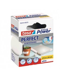 Fita Adesiva Tecido Tesa Extra Power 38mmx2.75m Branca