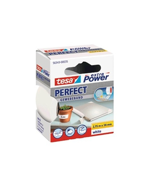 Fita Adesiva Tecido Tesa Extra Power 38mmx2.75m Branca