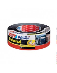 Fita Adesiva Tesa Tecido Multiusos 50mmx50mt Preto