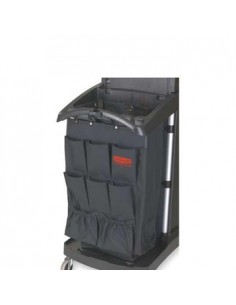 Organizador 9 bolsas para carro de limpeza Preto