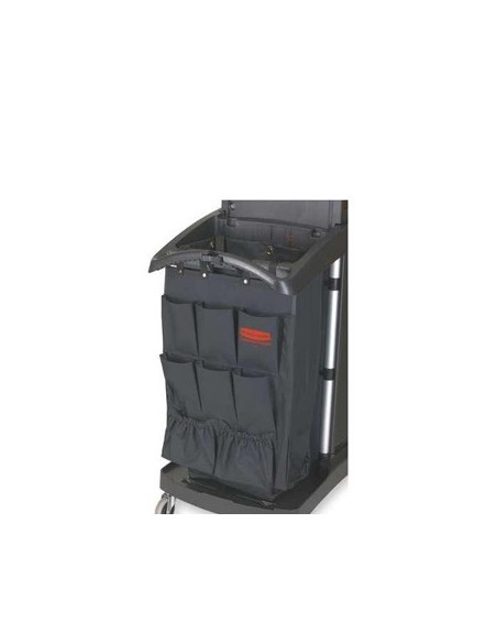 Organizador 9 bolsas para carro de limpeza Preto