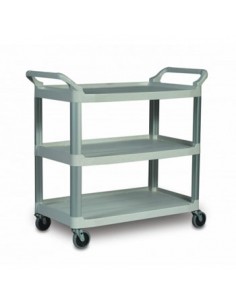 Carro Servico X-Tra 103x51x96cm 3 Niveis Branco