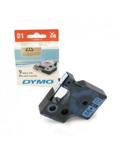 Fita Gravacao Dymo 09mmx7m Preto/Azul (40916)