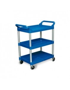 Carro Servico 85x47x93cm 3 Niveis Azul