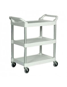 Carro Servico 85x47x93cm 3 Niveis Branco
