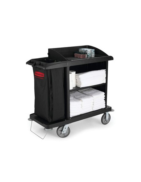 Carro Servico Hotel 124,5x56x127cm  Preto